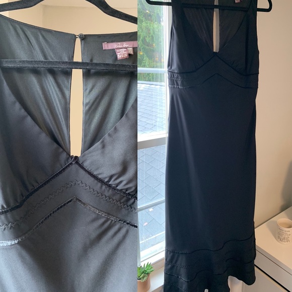 Classic Black Midi Dress - Picture 2 of 5